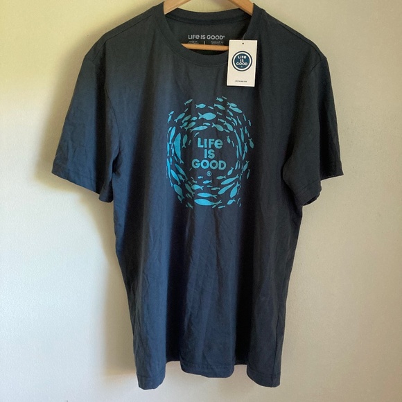 Life is good men’s T-shirt - Picture 1 of 4